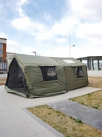 Tente gonflable 16m style Wilderness, extensible, une chambre, pour camping extérieur, coupe-vent, toutes saisons, vente directe usine