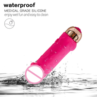 Vagina-Klitoris-Stimulator Weibliches Sexspielzeug Silikon G-Punkt Realistischer Vibrator Mini-Vibrator Dildo für Frauen Mädchen