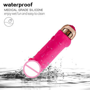 Vagina-Klitoris-Stimulator Weibliches Sexspielzeug Silikon G-Punkt Realistischer Vibrator <span class=keywords><strong>Mini</strong></span>-Vibrator Dildo für Frauen Mädchen - Product Image 5