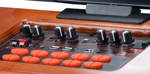 Karaoke altavoz de madera al aire libre video de música altavoces con pantalla táctil LCD/<span class=keywords><strong>Youtube</strong></span> juega directamente/Wifi altavoz del teléfono móvil - Product Image 5