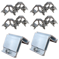 Connecteur d'angle à coupe droite à 45 degrés en alliage d'aluminium 6063-T5 pour cadre de fenêtre et de porte insonorisé moderne