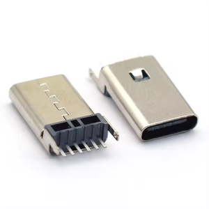 Adaptateur de connecteur USB 3.1 Type C mâle/femelle pour câble à souder, <span class=keywords><strong>prise</strong></span> de carte de circuit imprimé 24/14 broches - Product Image 1