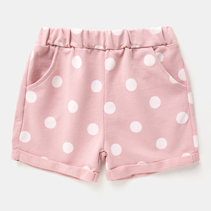 Tienda en Línea de Ropa al por Mayor, Pantalones Cortos Infantiles de Tela con Estampado de Lunares para Niños - Product Image 2