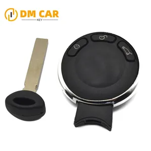 DMKEY smart key shell case 3buttons for BMW Mini cooper R56 R57 R58 R60 R61 remote keyless fob replacement Cover