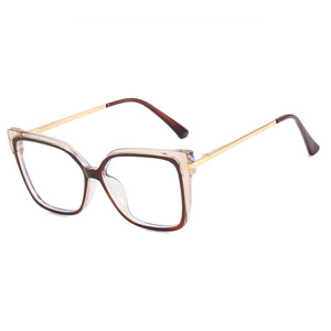 95811 Hot INS, anteojos cuadrados clásicos de gran tamaño, marcos de PC, logotipo propio personalizado, gafas antiluz azul, <span class=keywords><strong>lentes</strong></span> de moda al por mayor - Product Image 4