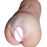 Poupée sexuelle réaliste avec organes génitaux masculins, fesses et vagin souples, 2 orifices, 100% étanche, jouet sexuel de 1,8 kg