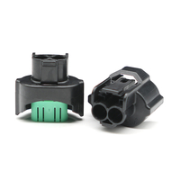 Conector Hembra Automotriz Impermeable de 2 Pines LIZONE DJ70255FA-3-21, Material PBT/Nylon Gris Oscuro, Conector para Auto de Fábrica