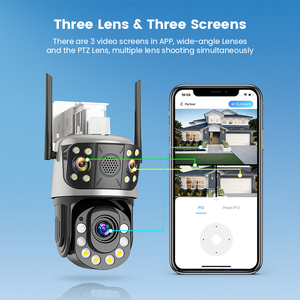 HIKWIFI Icsee 6K, Wifi para exteriores, tres lentes, <span class=keywords><strong>100x</strong></span>, <span class=keywords><strong>Zoom</strong></span> óptico, cámara Ip, detección humana, Color, cámaras de visión nocturna, Wifi - Product Image 3