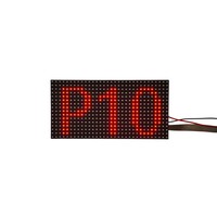 JUNCAI P10 SMD Kırmızı LED Ekran Modülü 320x160mm Dış Mekan Tek Renkli Reklam Tabelası