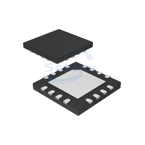 ชิ้นส่วนอิเล็กทรอนิกส์แบบฝัง PIC16F18425-I_JQ 16 UQFN แบบมีแผ่นรองเปิดเผย - Product Image 1
