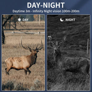 منظار ليلي حراري بدقة 30 ميجابكسل مع شاشة عرض عالية الدقة <span class=keywords><strong>3</strong></span> بوصة للرؤية الليلية والنهارية وتكبير رقمي 6 أضعاف - Product Image 4