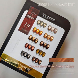 10-Color Magnetic Cat Eye UV Gel Polish Set 15ml Hema Free Vegan Non-Toxic Eco-Friendly Long-Lasting Glass AILANUO Free Custom - Product Image 5