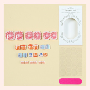 Autocollants 3D pour ongles en forme de fruits frais, très demandés, pour salon de manucure, ongles acryliques réutilisables à presser, <span class=keywords><strong>24</strong></span> pièces, <span class=keywords><strong>kit</strong></span> d'outils inclus - Product Image 3