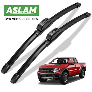 ใบปัดน้ำฝนแบบไม่มีโครง ยางธรรมชาติ สำหรับรถฟอร์ด F-150 โฟกัส Mk2 Mk3 เฟียสต้า Mk7 คูก้า อะไหล่รถยนต์ ลดราคา - Product Image 1
