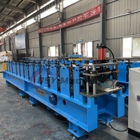 Máquina perfiladora de tejas metálicas para techos de 318 mm con control PLC, equipo para fabricar tapas de techo para materiales de construcción
