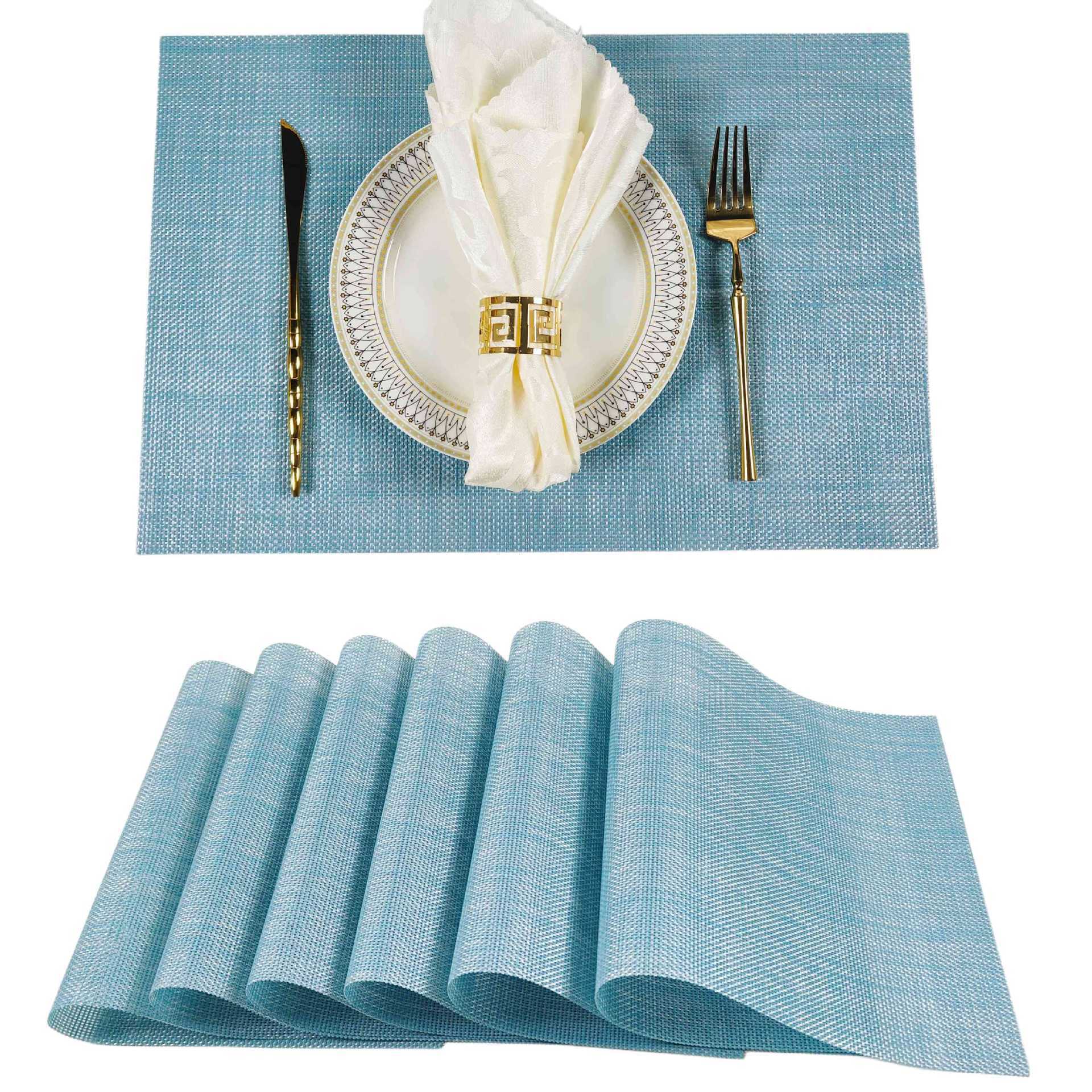 Soie mélangée bleue et blanche