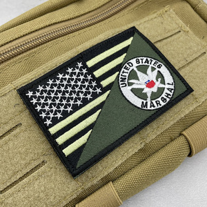 Patch brodé drapeau USMS prêt à être expédié, badge moral pour sacs à dos d'extérieur, gilets tactiques, chapeaux - Product Image 6