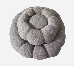 HLM48 RTS <span class=keywords><strong>Fauteuil</strong></span> <span class=keywords><strong>de</strong></span> loisirs pivotant contemporain en tissu bouclé blanc nordique haut <span class=keywords><strong>de</strong></span> gamme, style chaise citrouille, pour centre commercial et salon - Product Image 6