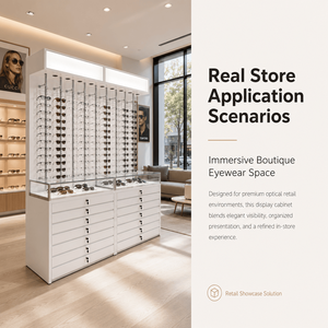 Design d'intérieur <span class=keywords><strong>de</strong></span> magasin d'<span class=keywords><strong>optique</strong></span> moderne et luxueux avec vitrine à lunettes LED pour <span class=keywords><strong>boutique</strong></span> - Product Image 2