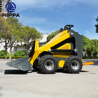 Piccolo giardino cingolato Stock disponibile Forest Mulcher piccolo mini track skid steer caricatore articolato