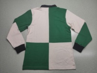 Hochwertige Baumwolle Langarm Rugby Team Wear Custom Number Jersey Polo Shirts