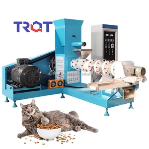 Aquatic Crab tortoise animal snack feed pellet machine floating fish feed extruder cat food feed extruder puffing machine
