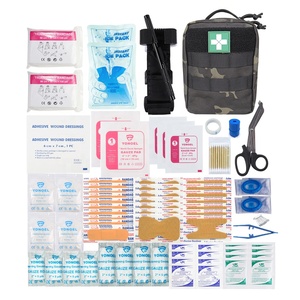 戦術医療キットアウトドアスポーツ緊急戦術応急処置サバイバルキット止血帯付き - Product Image 2