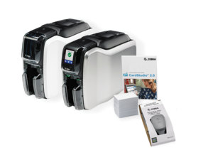 Imprimante de cartes en PVC plastique simple face Zebra ZC100, imprimante de cartes RFID - Product Image 2
