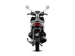 Moto automatique blanche haut de gamme 125cc, scooter urbain élégant à essence, moteur haute performance refroidi par liquide, moto urbaine pour femmes - Product Image 4