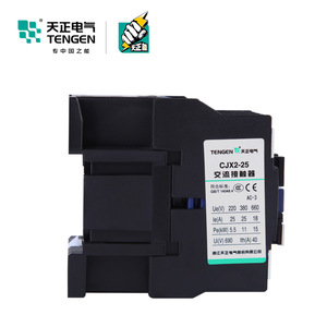 Contacteur AC Tengen Cjx2-25 25A Triphasé 220V 380V 110V 36V 24V Montage sur rail DIN - Product Image 1