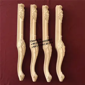 Ножки для обеденного стола из резины и дерева в европейском стиле