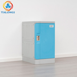 Casier commercial moderne à 3 niveaux et 9 portes en plastique ABS, coloré, étanche, modulaire, pour salle de sport et école - Meilleures ventes - Product Image 5