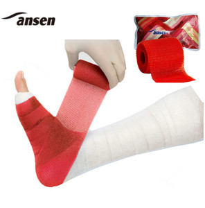 Bande de poignet en fonte de fibre de verre bande de fonte de bras complet attelle de bande de coulée de fibre de verre orthopédique imperméable - Product Image 2