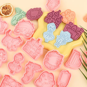 Molde de Galletas 3D de Caballo y Caballero de la Serie Cuentos de Hadas, Cortadores de Galletas de Plástico Ecológico de 2 Piezas - Product Image 6