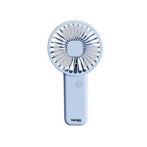 Factory 2025 Mini Portable USB Rechargeable Desk Fan 2024 New Coming Bladeless <b>Foldable</b> Wearable Mini Handfan Built-in Plastic - Product Image 1