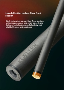 Para Ruyi, taco de billar de 2 piezas de fibra de carbono de 147 cm, diseño de cabeza grande, para billar chino de ocho bolas 0 0 - Product Image 6