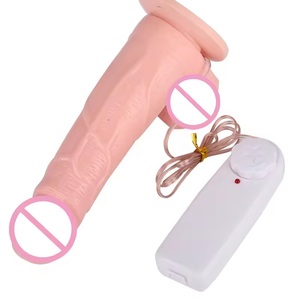 Grand pénis réaliste en silicone souple avec ventouse Tube de pénis en caoutchouc pour boutique de jouets sexuels godemiché vibrant gratuit - Product Image 6
