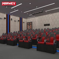 Equipo de Juego de Realidad Virtual Dinámico de 5D para Múltiples Jugadores Marwey, Simulador de Cine de Realidad Virtual, Máquina de Juegos, Precio de Venta