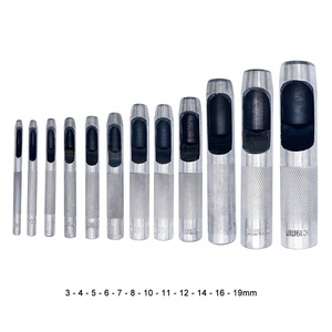 OWDEN Professional 12PCS Carbon Steel Hollow Punch Set DIY <strong>Leather</strong> Craft <strong>Tools</strong> OEM &amp; ODM Customizable Hand Working <strong>Tools</strong> - Product Image 1
