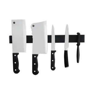 定制磁性刀架块不锈钢黑色刀架厨房