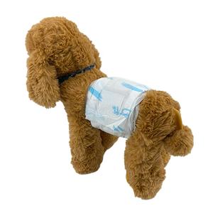 Pañal desechable de pulpa de pelusa transpirable para mascotas, pañal de perro cachorro macho a prueba de fugas impreso para perros pequeños, característica de alta absorción - Product Image 1