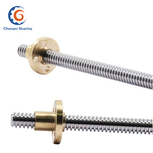 T-loại 304 thép không gỉ T8 động cơ bước vít máy in 3D thang 100mm 300mm Chiều dài vít với đai ốc - Product Image 3