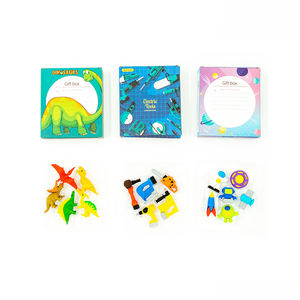 2022 personnalisé Mini Animal en forme de 3D crayon gomme ensemble mignon dinosaure gomme promotionnel caoutchouc gomme - Product Image 2