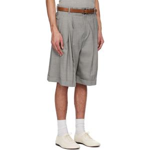 Pantalones Cortos Casuales de Trabajo para Hombre, con Pliegues Delanteros, Cierre de Cremallera, Estilo Golf, Holgados, con Dobladillos Enrollados - Product Image 2