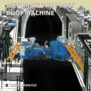 Tự động hai màu <span class=keywords><strong>PVC</strong></span> mưa khởi động tiêm khuôn Giày Máy với lõi thành phần động cơ Giày khuôn máy - Product Image 2