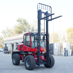 מלגזה לכל סוגי השטח יורו 5 עם משלוח מהיר, 2.5 טון 3.5 טון, מלגזת הידראולית להרמת משא, מלגזה לשטח קשה - Product Image 2