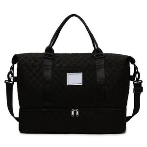 Men's Fashion Portable Gym <b>Bag</b> <b>Waterproof</b> Oxford Carry-On Sports Travel Duffle with Zipper Closure and Shoes Compartment - Product Image 3