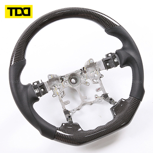 Volante de Fibra de Carbono Real TDD Compatible con Autos Toyota Mark X GRX130 2010-2018 - Product Image 2