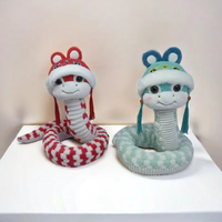 2025 serpent année poupée serpent année mascotte Lion danse bonne chance mignon Style chinois en peluche jouet cadeau pour les meilleurs amis