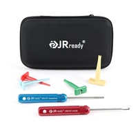 Kit d'outils de retrait des broches de terminaux Deutsch JRready ST5214 pour fils de calibre 12, 14, 16 et 20 et acier DRK-RT1 pour connecteurs Deutsch.